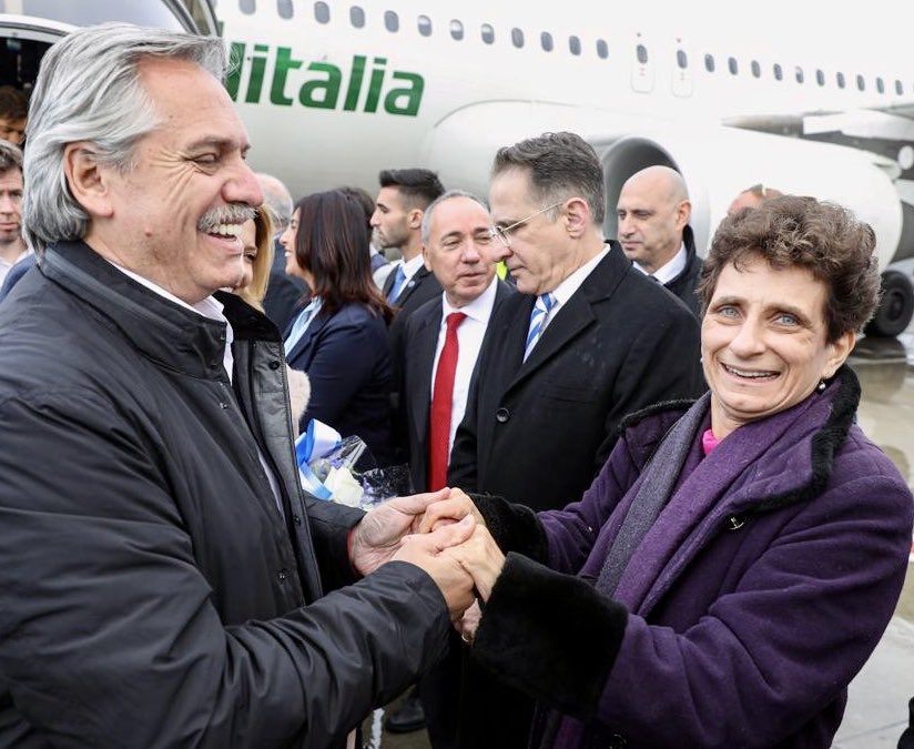 Alberto Fernández llegó a Israel para conmemorar el 75 aniversario de la liberación del campo de Exterminio Auschwitz-Birkenau.