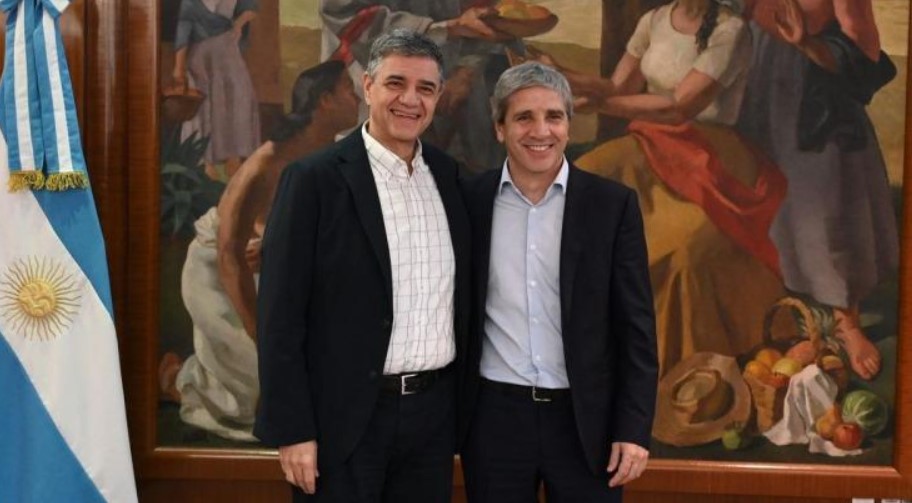Jorge Macri le pidió a Luis Caputo que normalice los giros de fondos a la Ciudad y reclamó por una deuda de $370.000 millones