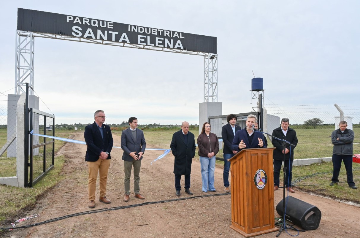 Frigerio inauguró el Parque Industrial de Santa Elena y destacó su impacto en el desarrollo productivo