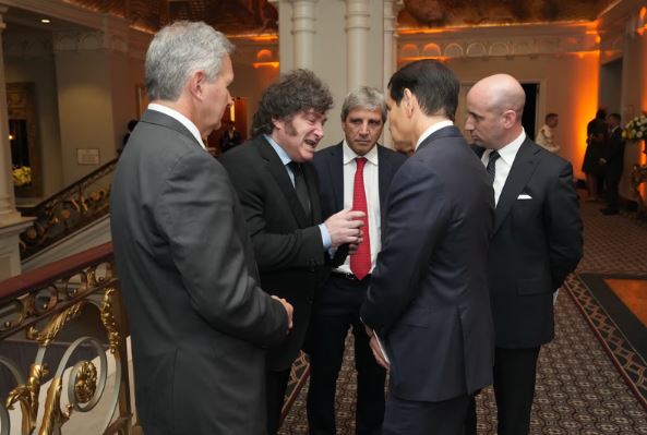Milei analizó con Marco Rubio una agenda común entre la Argentina y Estados Unidos