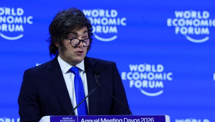 Milei en Davos: “El capitalismo de libre comercio es el único sistema justo