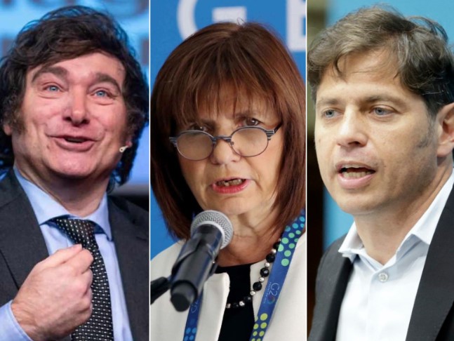 Encuesta: Cómo le iría a Milei frente a Bullrich o a Kicillof en un balotaje