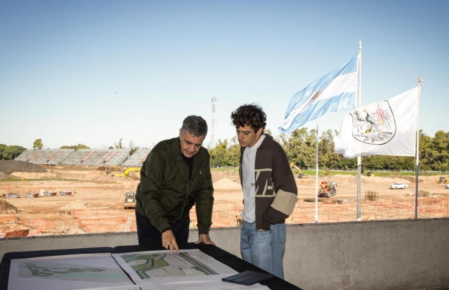 El sueño de la F1 en la Ciudad: Jorge Macri y Franco Colapinto recorrieron las obras del nuevo Autódromo