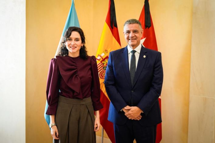 Jorge Macri se reunió con Isabel Díaz Ayuso para profundizar la cooperación entre Buenos Aires y la Comunidad de Madrid