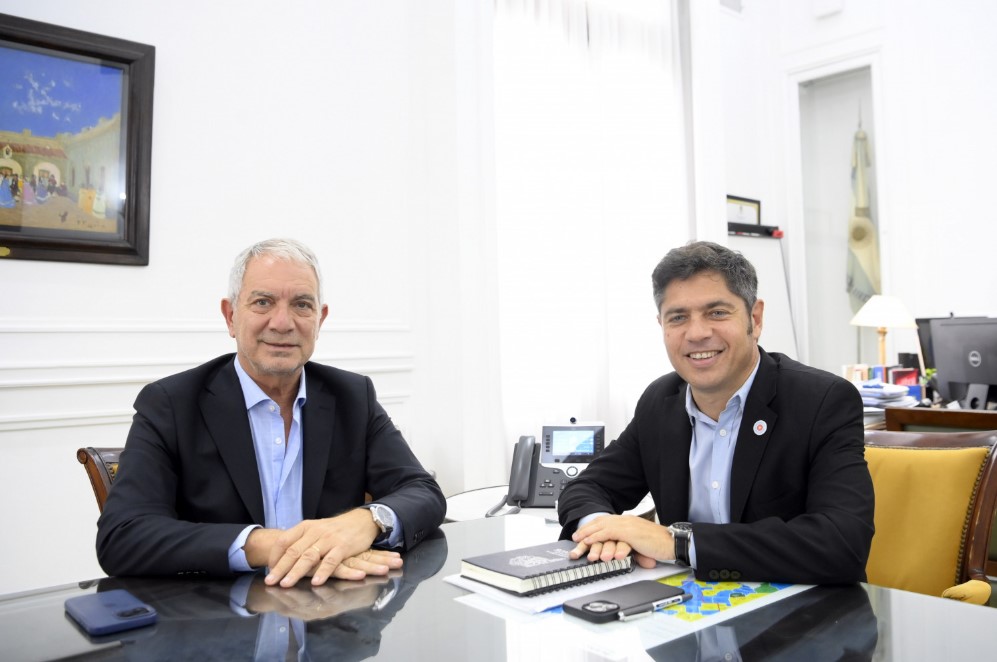 Kicillof y Alak anunciaron el inicio de la obra de remodelación del Teatro del Lago de La Plata