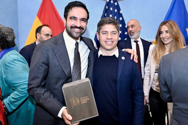 Kicillof participó de un desayuno de alto nivel ofrecido por el alcalde de Nueva York, Zohran Mamdani