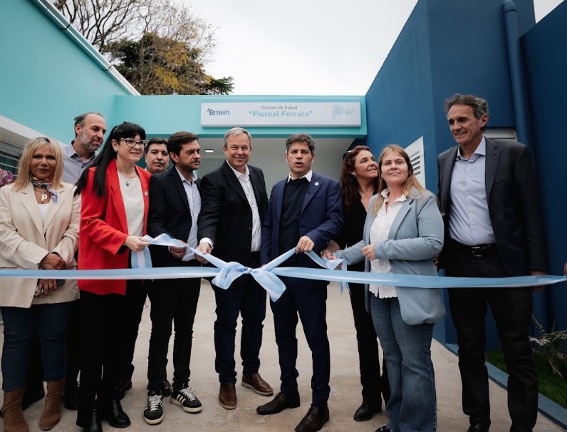 Kicillof inauguró el nuevo edificio del Centro de Atención Primaria de la Salud “Floreal Ferrara” en Burzaco
