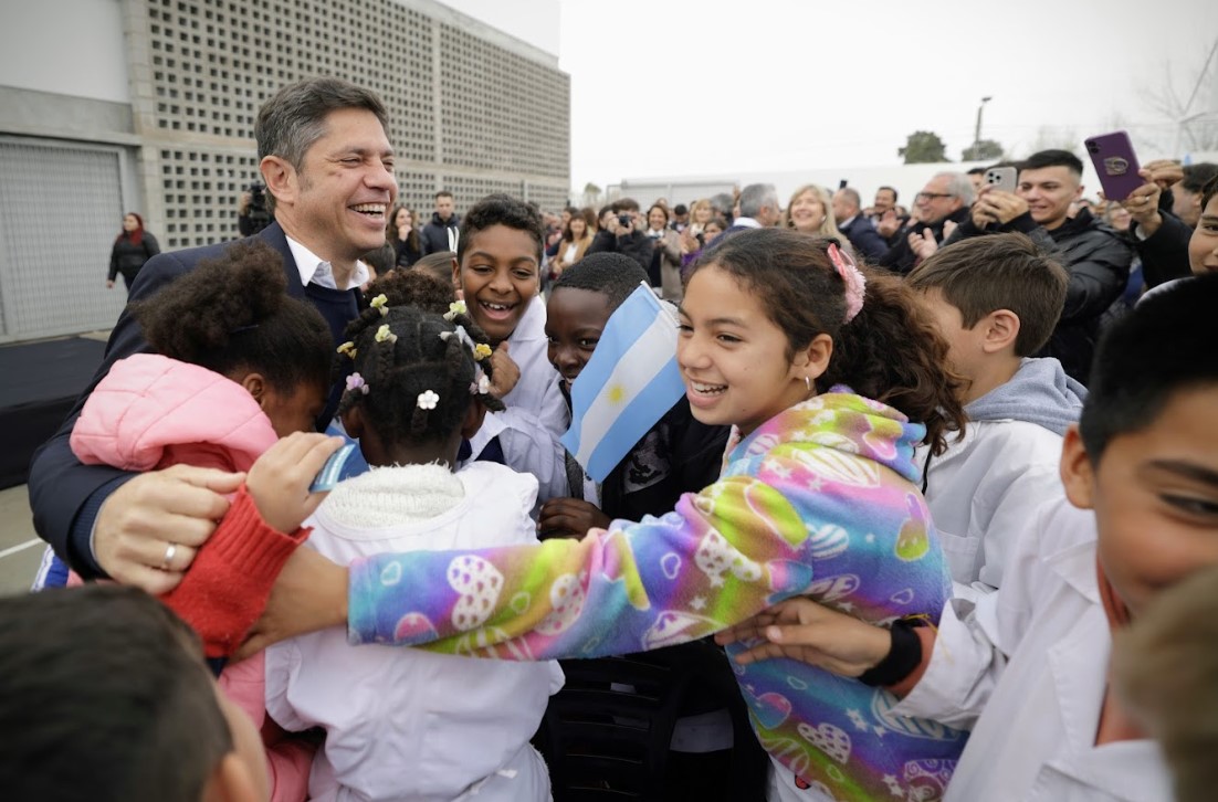 Kicillof inauguró un polo educativo: 