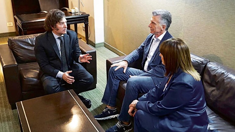 Milei se reúne con Macri en la Quinta de Olivos