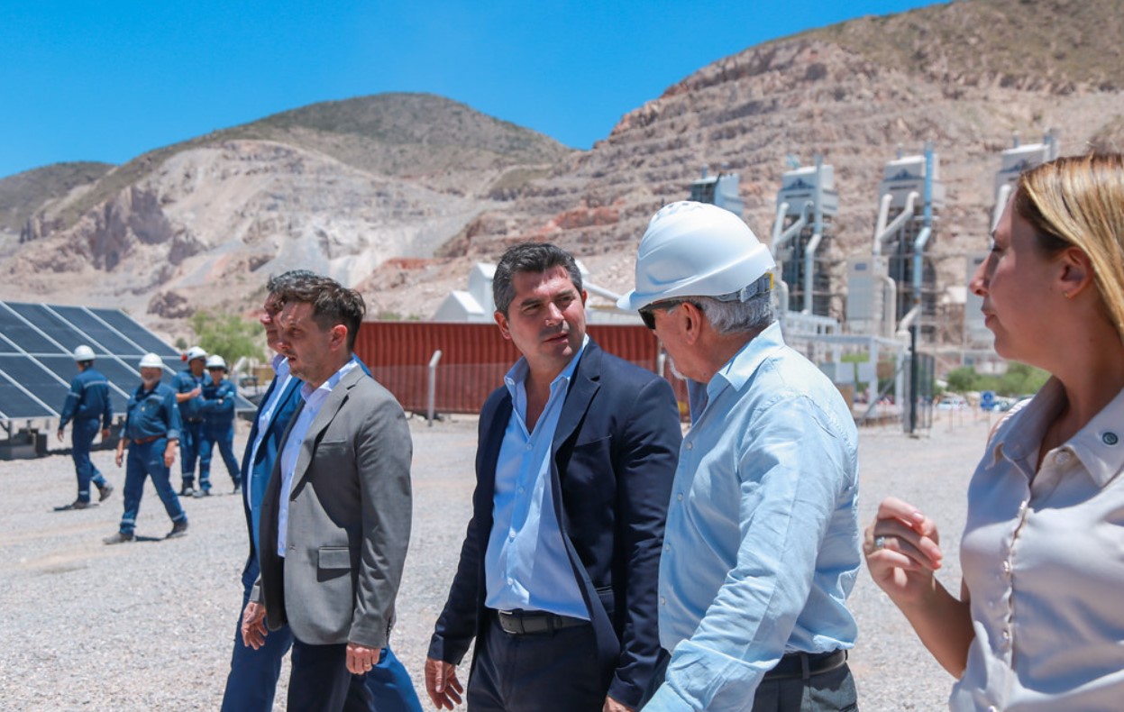 Orrego participó de la inauguración del parque fotovoltaico en Caleras San Juan
