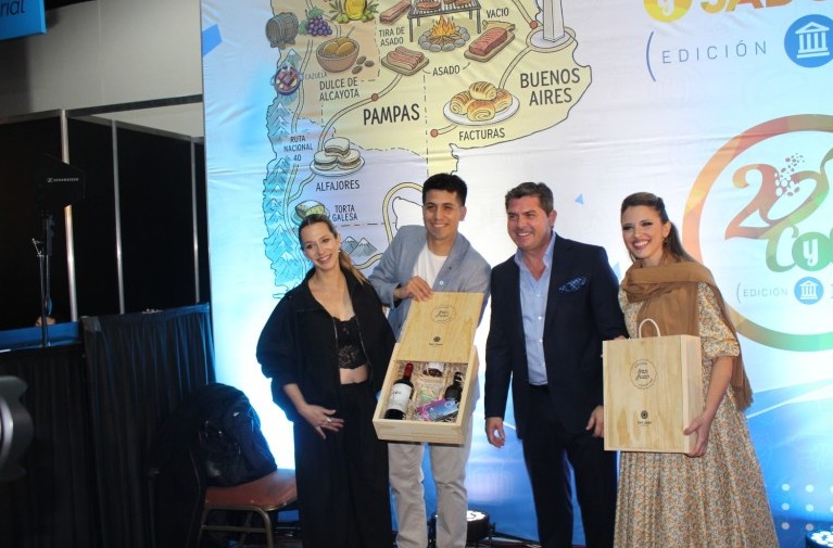 Orrego acompañó la presentación de la gastronomía sanjuanina en Caminos y Sabores 2026