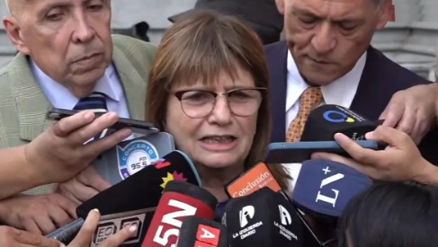 Patricia Bullrich, por agresión al equipo de A24: 
