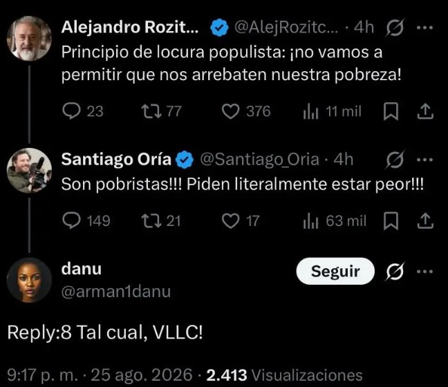 Se descontrolaron los bots libertarios y en las redes se burlan de Milei