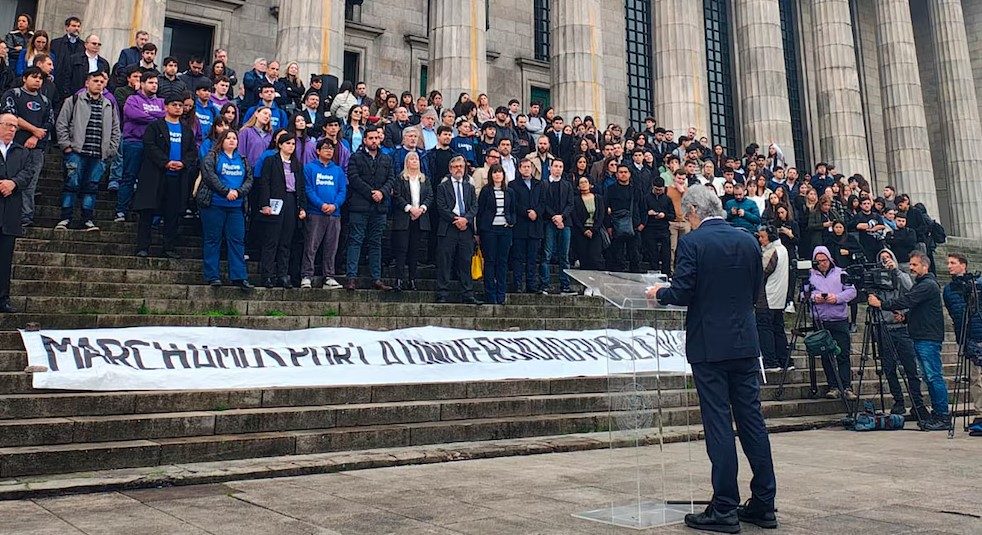 Con clases públicas, la UBA inició una semana de lucha contra el veto de Javier Milei