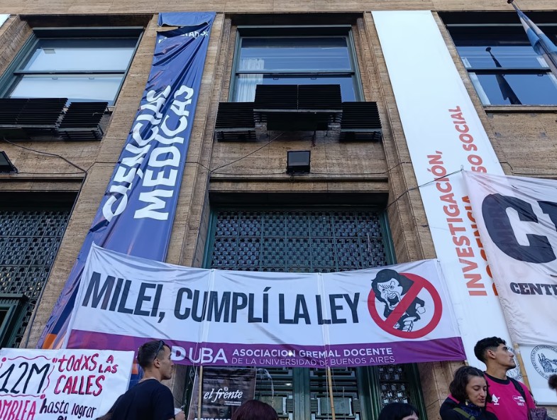 Se inicia un nuevo paro universitario en reclamo por la aplicación de la Ley de Financiamiento
