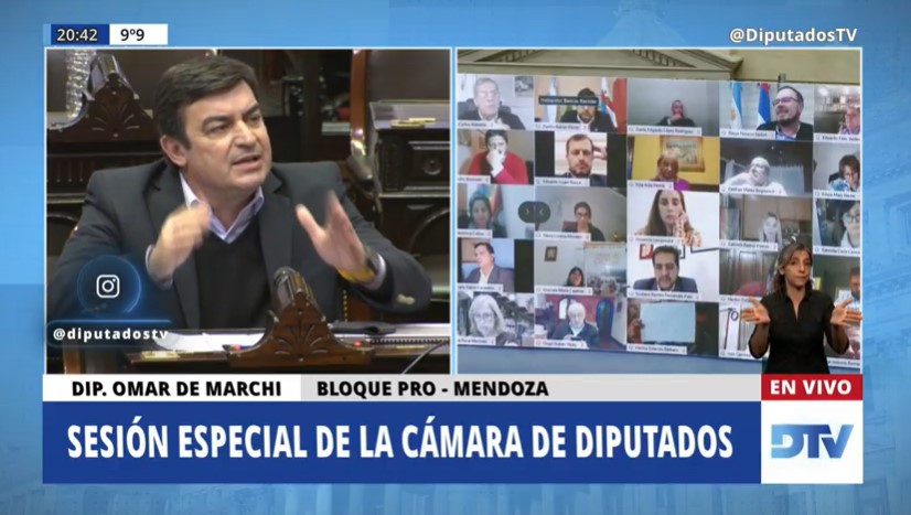 Diputados de Juntos por el Cambio se oponen a las sesiones virtuales